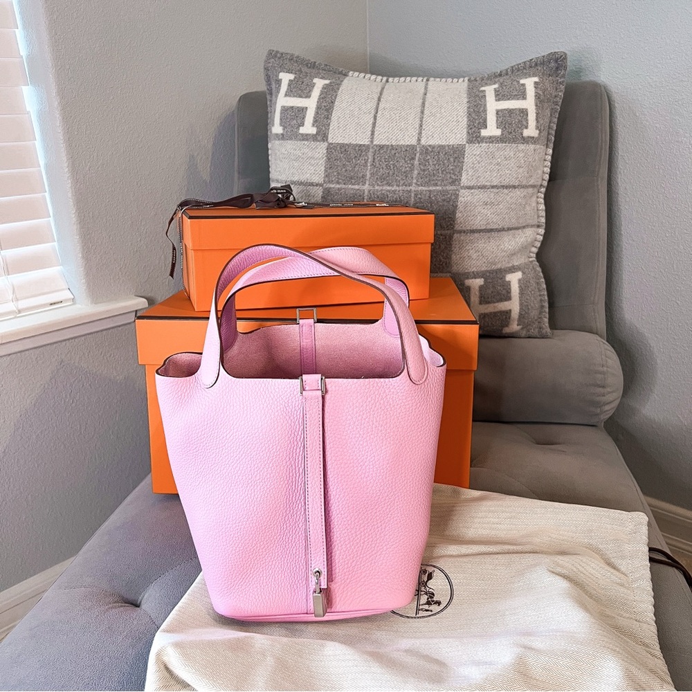 Hermes Picotin 22 Mauve Sylvester